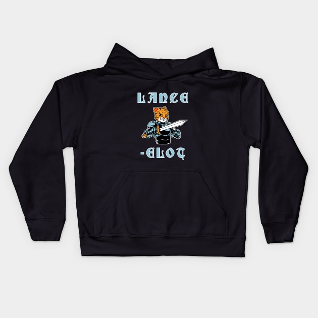 Lance-Elot Kids Hoodie by dumbshirts